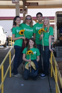 Alfiza (back), Nancy (LC), Matheus, Alex (host sister), Eva (front)