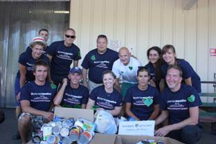 CCI Greenheart Vice President (far front right) was featured in the inside cover.